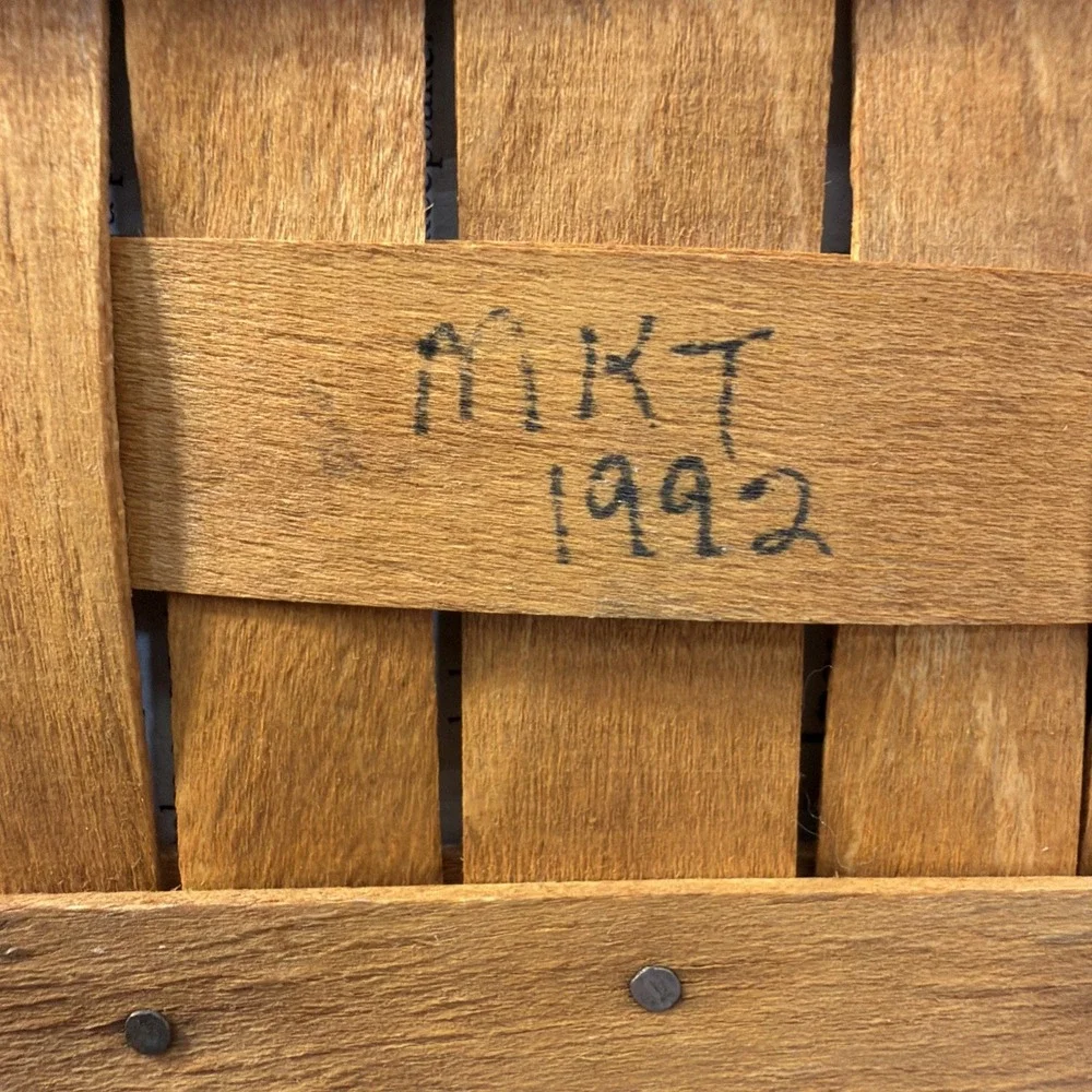 Longaberger 1993 Inaugural Basket with Liner and Protector